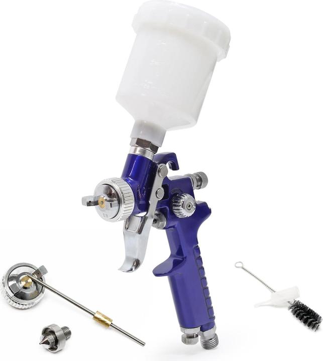 Immagine prodotto Wiltec Pistola HVLP Pistola a spruzzo Pistola a spruzzo H2000P ugello da 0,8 0,5 mm