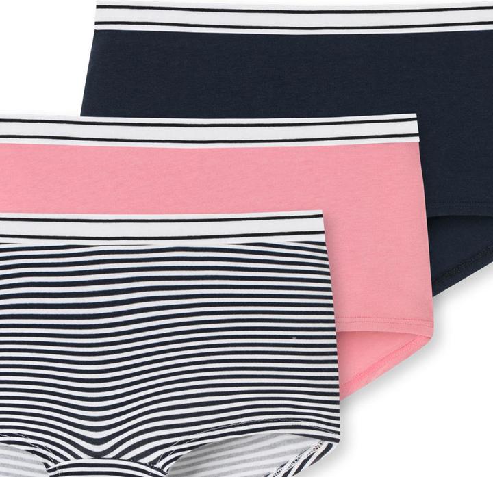 Actual product image Schiesser 9 Pack Teens Girls 95/5 Organic Cotton Shorts (140, pack of 9)