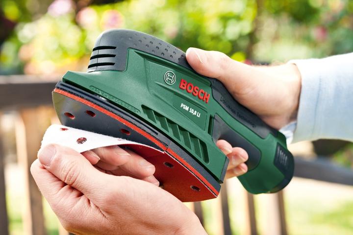 Produktbild Bosch Home & Garden PSM 10,8 LI, 1 Akku (Multischleifer)