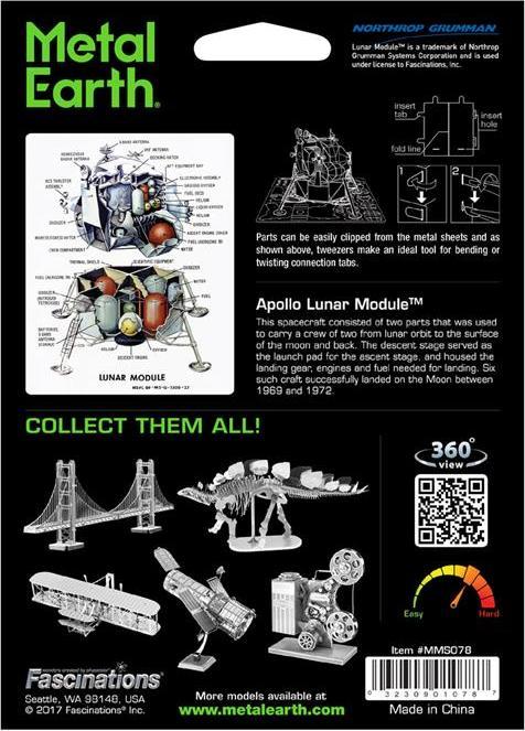 Immagine prodotto Metal Earth Modulo lunare Apollo