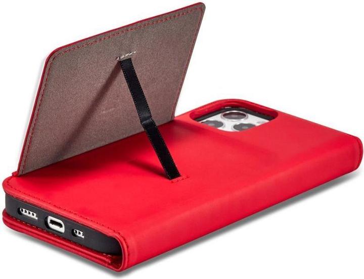 Immagine prodotto Hurtel Custodia a calamita per iPhone 12 Pro Max Portafoglio Portacarte Rosso (Apple iPhone 12 Pro Max)