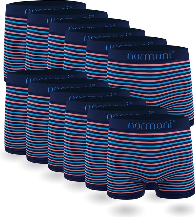 Produktbild Normani 12 Stück Mikrofaser-Boxershorts für Herren (XL, 12er Pack)