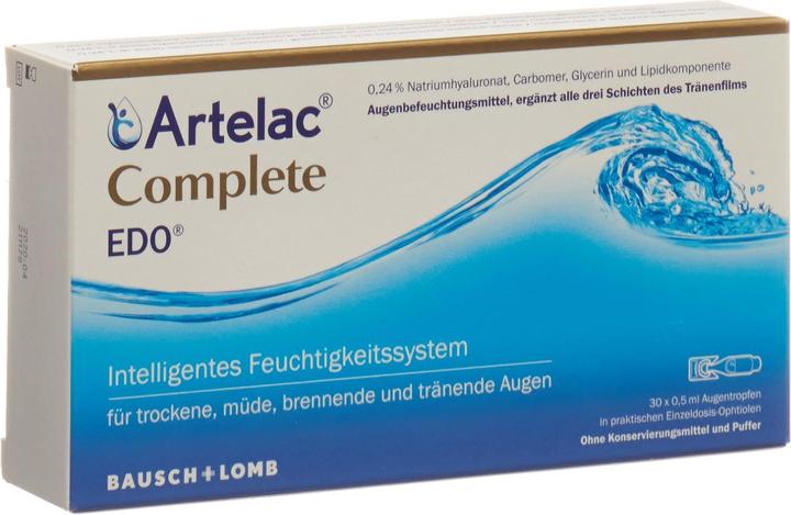 Bausch + Lomb Complete EDO Gtt Opht (15 ml, 30 x 0.5 ml)