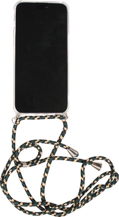 Immagine prodotto PhoneLook Paraurti in gel trasparente con laccio Vert / or (Apple iPhone 15 Plus)