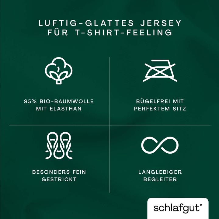 Valeurs nutritives et ingrédients schlafgut Knitted Jersey (Housse de couette, 40 x 40 cm)
