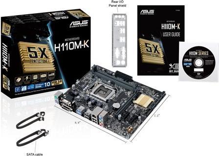 Image du produit ASUS H110m-K (LGA 1151, Intel H110, mATX)