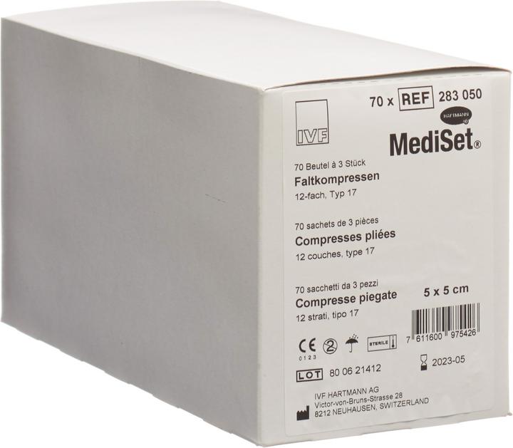 Produktbild Mediset Faltkompressen Typ 17