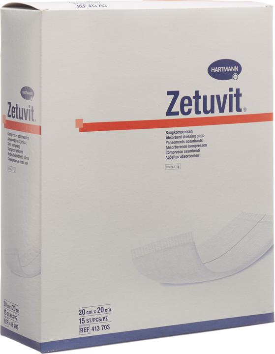 Produktbild Zetuvit Absorptionsverband 20x20cm steril