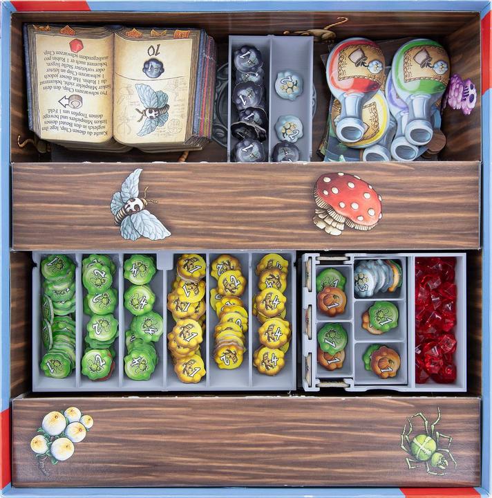 Actual product image Feldherr QUAK-3D - Organiser for The Quacksalvers of Quedlinburg + The Herbal Witches - Basic Game Box