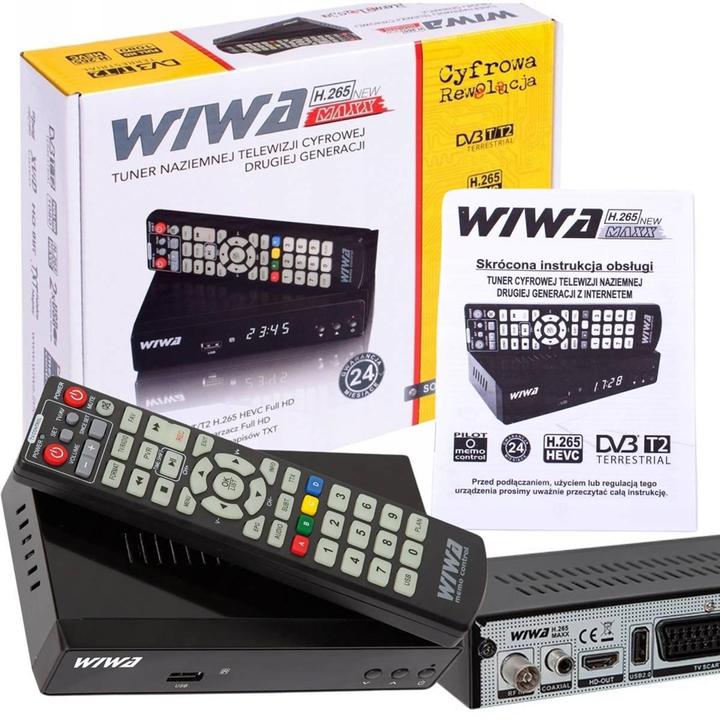 Produktbild Wiwa Tuner TV H.265 2790Z (DVB-T HEVC/H.265 MPEG-4 AVC/H.264) (1 GB, DVB-T, DVB-T2)