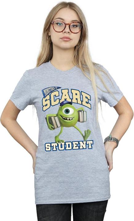 Actual product image Disney Womens/Ladies Monsters University Scare Student Cotton Boyfriend T-Shirt (XL)