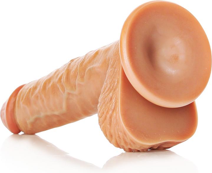Produktbild RealRock Straight Realistic Dildo with Balls and Suction Cup - 8"/ 20,5 cm