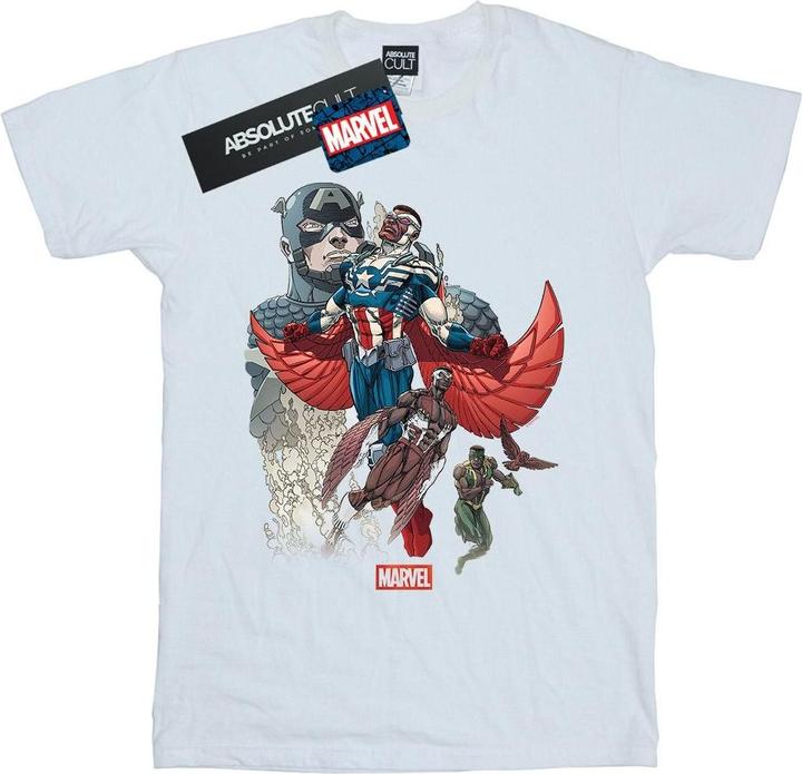 Image du produit - T-shirt CAPTAIN AMERICA FALCON EVOLUTION - Homme (XXL)