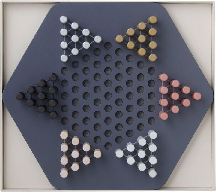 Actual product image Printworks Board game Chinese Checkers NO.7 (French, German, English)