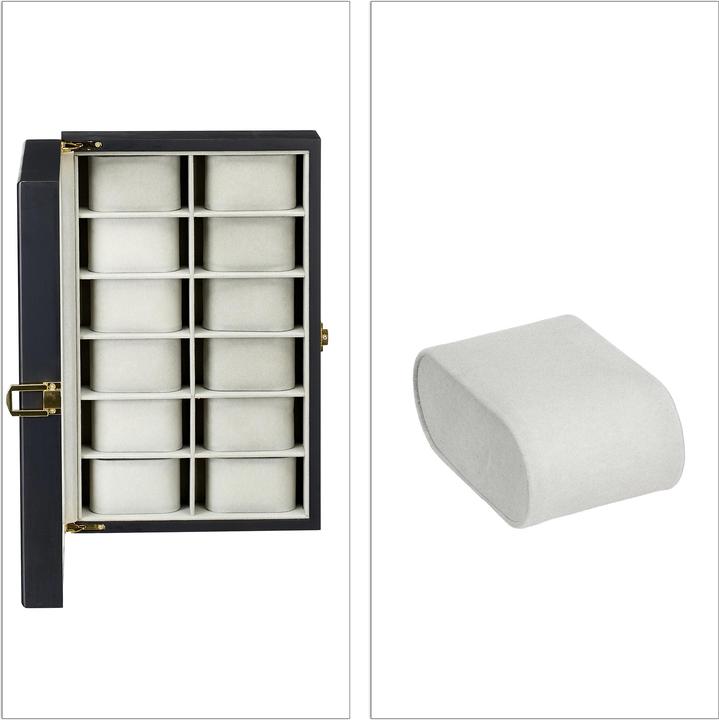 Actual product image Relaxdays Watch Box, 12 Slots