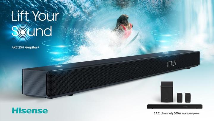 Actual product image Hisense AX5120G (340 W, 5.1.2 Channel)
