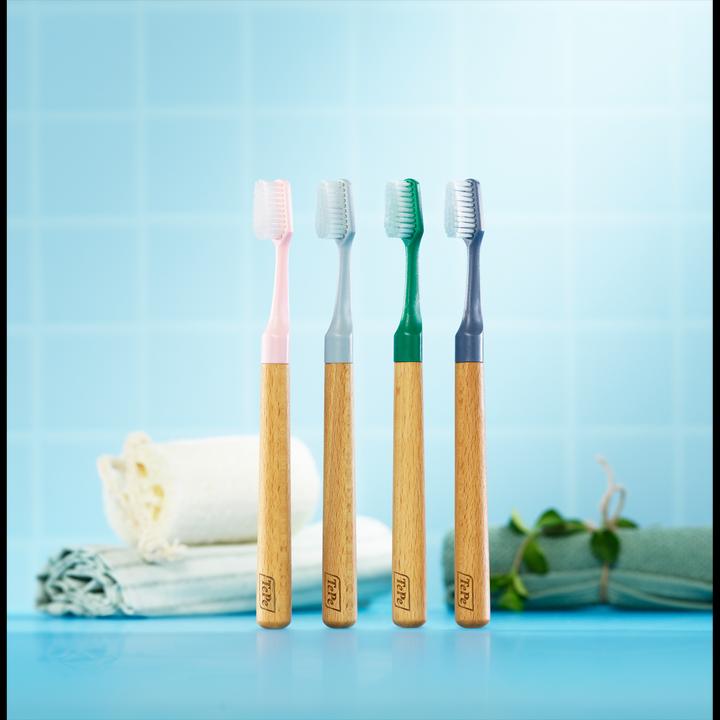 Produktbild TePe Choice Zahnbürste mit 3 Wechselköpfen (Weich, 1 x)