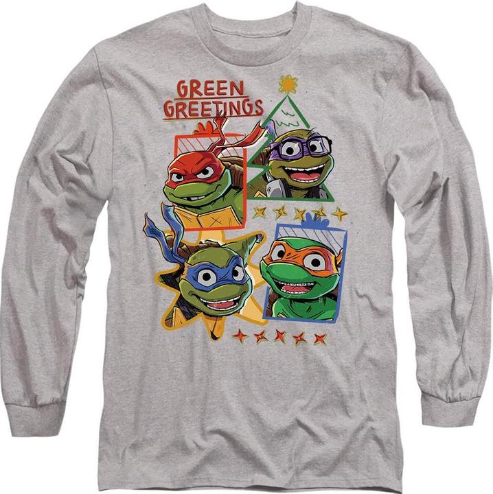 Teenage Mutant NT Green Greetings TShirt weihnachtliches Design (XXL)