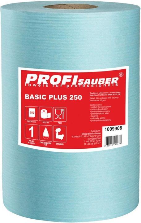 Profi Sauber Chiffon de nettoyage industriel non tissé et sans poussière ProfiSauber BASIC PLUS 250