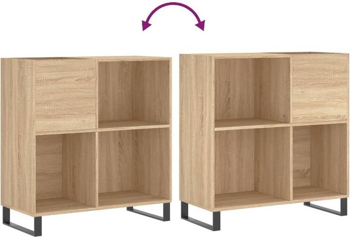 Actual product image VidaXL Plattenschrank Sonoma-Eiche 84,5x38x89 cm Holzwerkstoff
