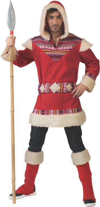Produktbild Funny Fashion Eskimo Nanook, Herren, rot (56, 57, 58)