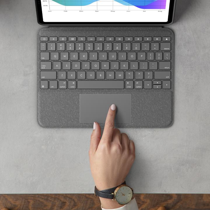 Actual product image Logitech Folio Touch (DE, iPad Pro 11 2021 (3rd Gen), iPad Pro 11 2022 (4th Gen), iPad Pro 11 2018 (1. Gen), iPad Pro 11 2020 (2. Gen))