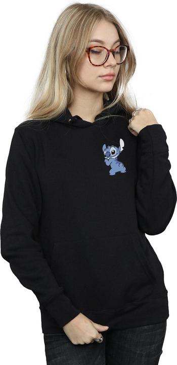 Immagine prodotto Disney Lilo And Stitch Stitch Backside Breast Print Felpa con Cappuccio Donna (XXL)