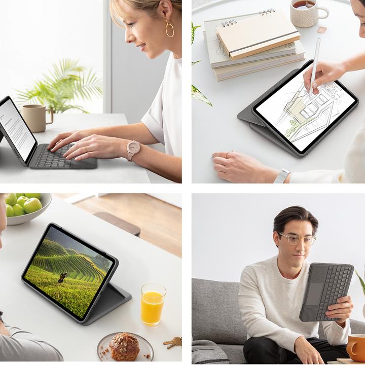 Actual product image Logitech Folio Touch (DE, iPad Pro 11 2021 (3rd Gen), iPad Pro 11 2022 (4th Gen), iPad Pro 11 2018 (1. Gen), iPad Pro 11 2020 (2. Gen))