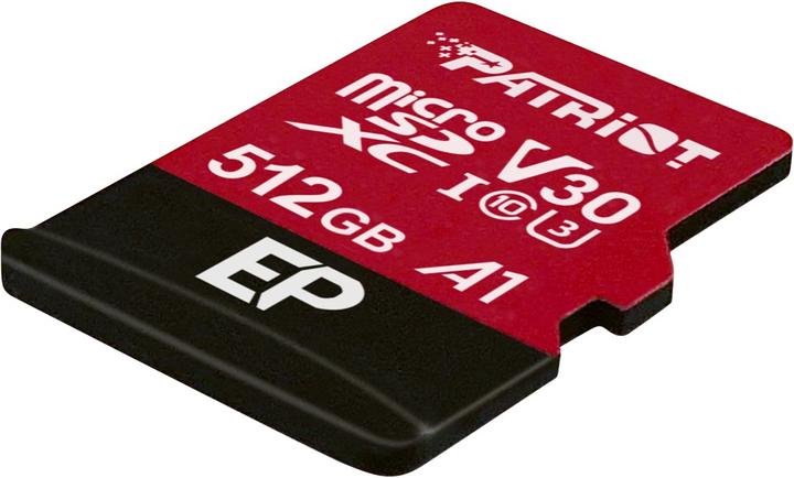 Immagine prodotto Patriot EP V30 Speicherkarte MicroSDXC (512 GB, microSDXC, U3, UHS-I)