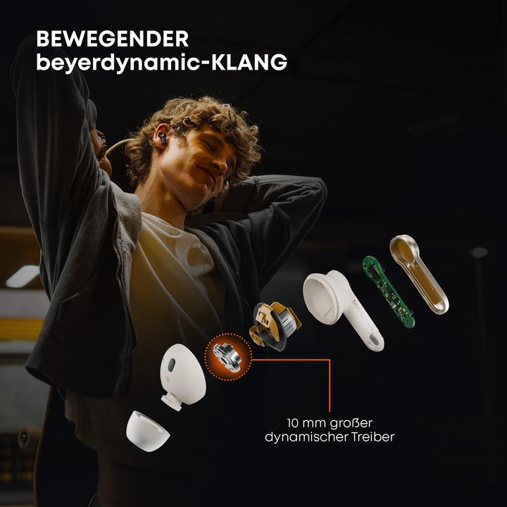 Image du produit Beyerdynamic Casque à dos ouvert AMIRON 100 Cream (ANC, 27 h, Sans fil)