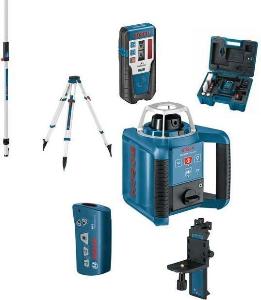 Actual product image Bosch Professional ROTATION LASER GRL 300 HV SET + TRIKOD BT170 + GR240 PATCH