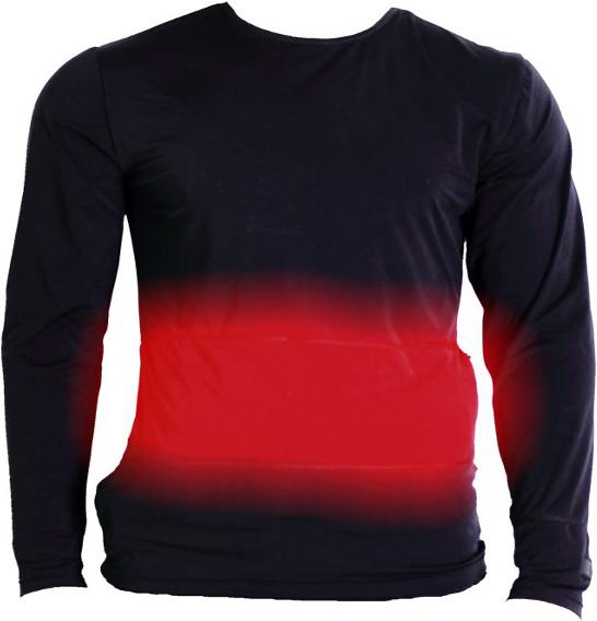 Glovii GJ1M Shirt/Top Hemd Rundhals Langärmlig Elastan, Polyester (M)