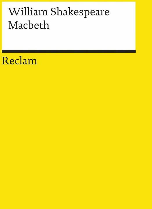 Immagine prodotto Macbeth. (Tedesco, William Shakespeare, Dorothea Tieck, Dietrich Klose, 1986)