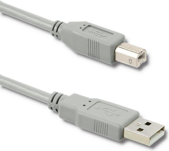 Produktbild Qoltec 50392 USB Kabel USB 2.0 USB A USB B (5 m, USB 2.0)