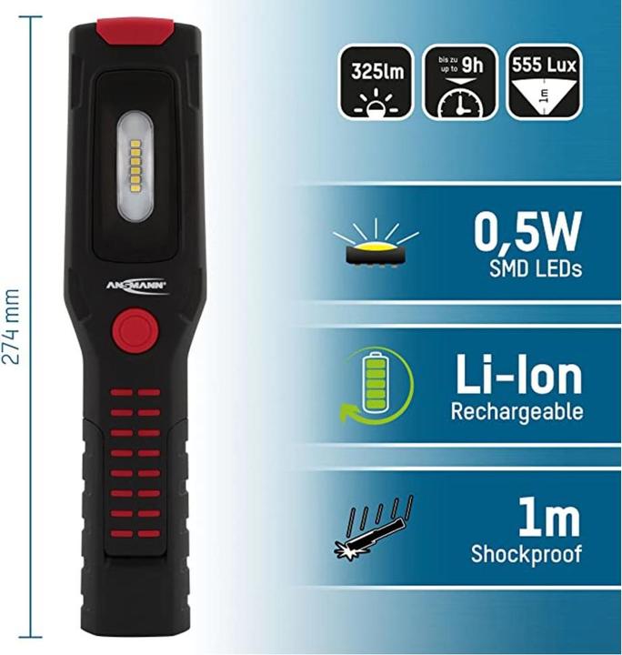 Actual product image Ansmann Il300r (555 lm)
