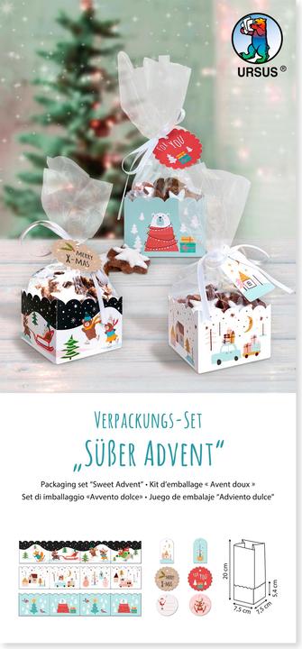 Produktbild Ursus Verpackungs-Set "Süsser Advent" (Geschenkbox, 20 x)