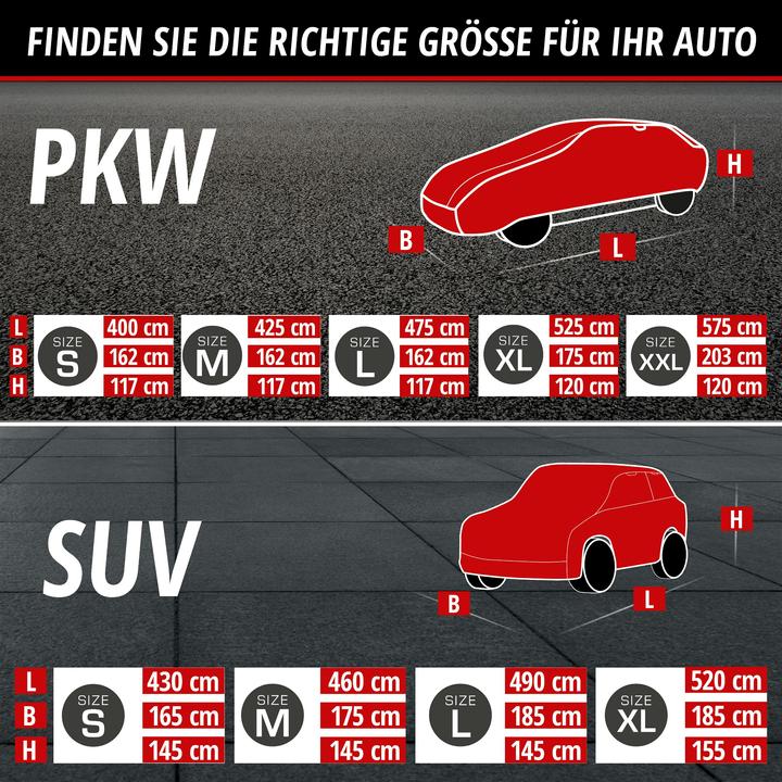 Immagine prodotto Walser Telone antigrandine per auto, protezione UV ibrida, protezione antigrandine per garage taglia L
