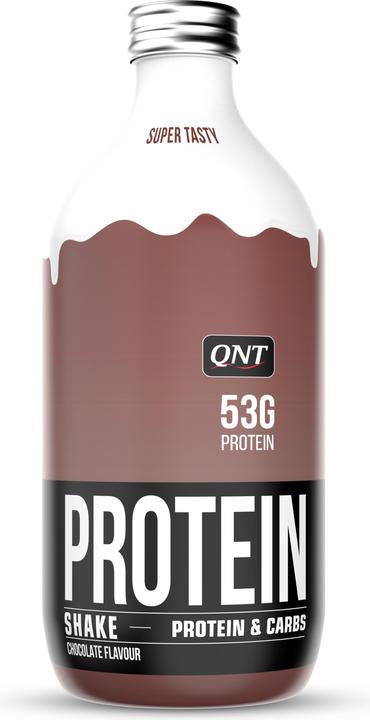 Actual product image QNT Protein Shake (53g Protein) (Chocolate, 12 x)