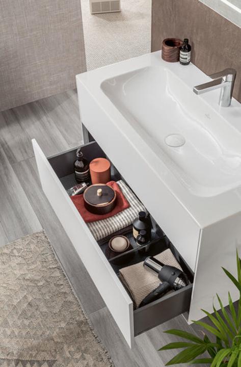 Immagine prodotto Villeroy & Boch V&B mobile lavabo FINION 1000x603x501mm AP Gl bl ma gls wh lacq.