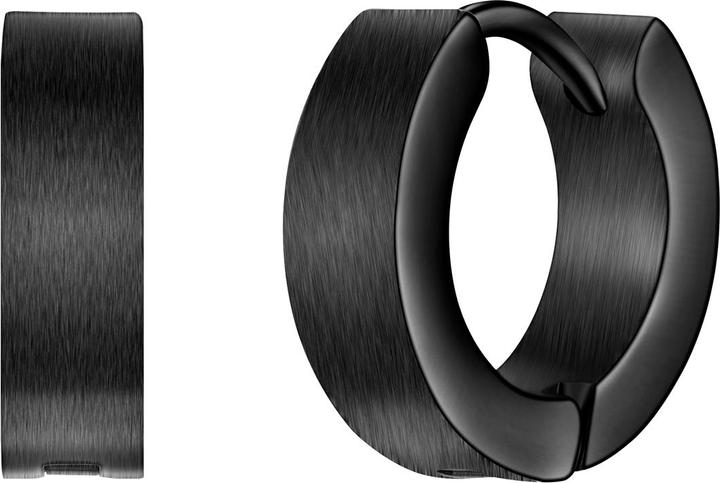 Actual product image True Rebels Men's hoop earrings - 36642 (Stainless steel)