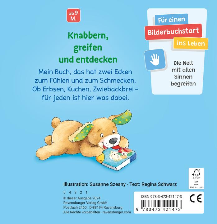Produktbild Ravensburger Mein erstes Spiel- und Beiss-Buch: Babybuch mit Beissecken ab 9 Monaten (Deutsch)
