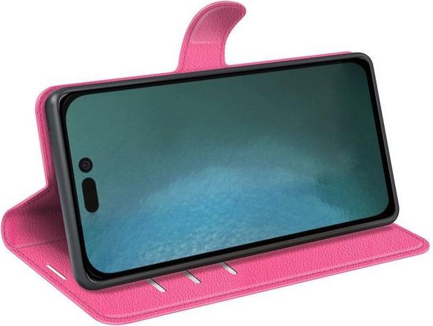 Actual product image MU Classic Litchi Leather Bookcover Series (Apple iPhone 14 Pro)