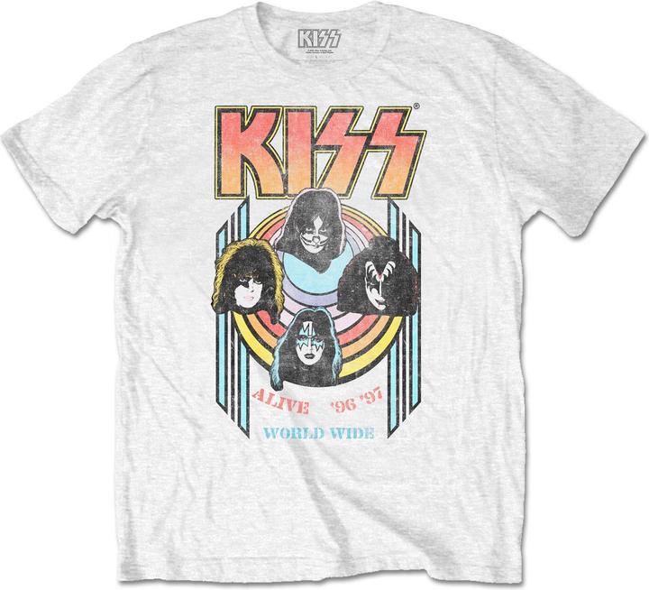 Image du produit KISS Unisexe Adulte World Wide Cotton T-shirt (XXL)