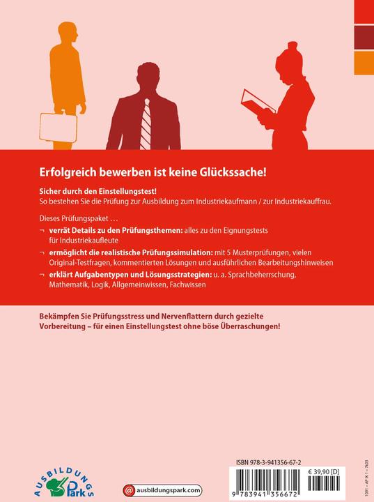 Produktbild Der Eignungstest / Einstellungstest zur Ausbildung zum Industriekaufmann / zur Industriekauffrau (Deutsch, Marcus Mery, Kurt Guth, 2018)