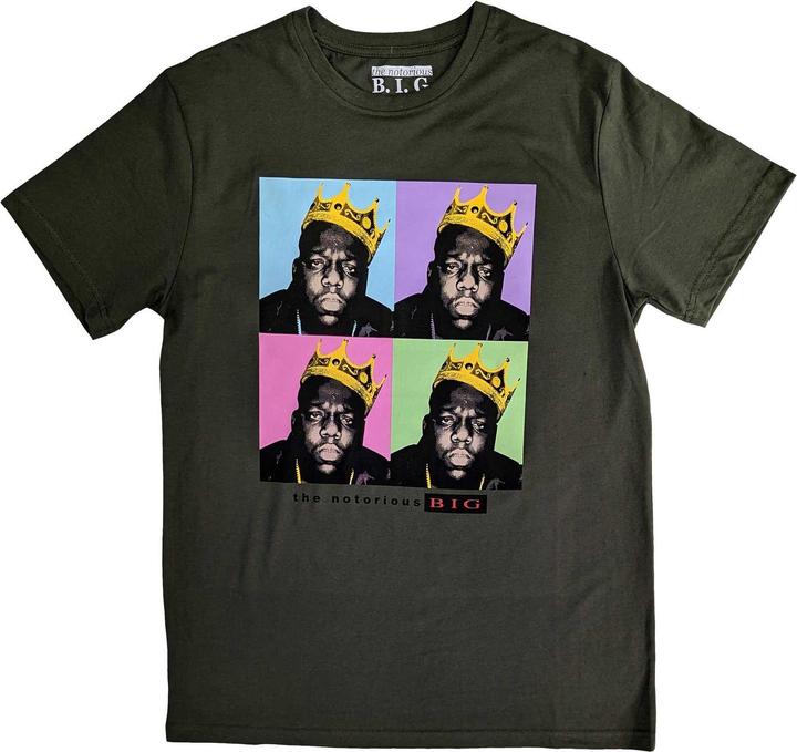 Image du produit Biggie Smalls T-Shirt unisexe adulte The Notorious Crown (XL)