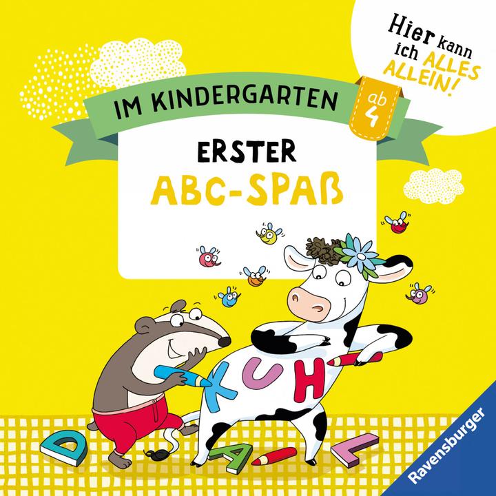 Immagine prodotto Ravensburger Im Kindergarten: Allererster Abc-Spass (Tedesco, Kirstin Jebautzke, Theresa Koppers, 2021)