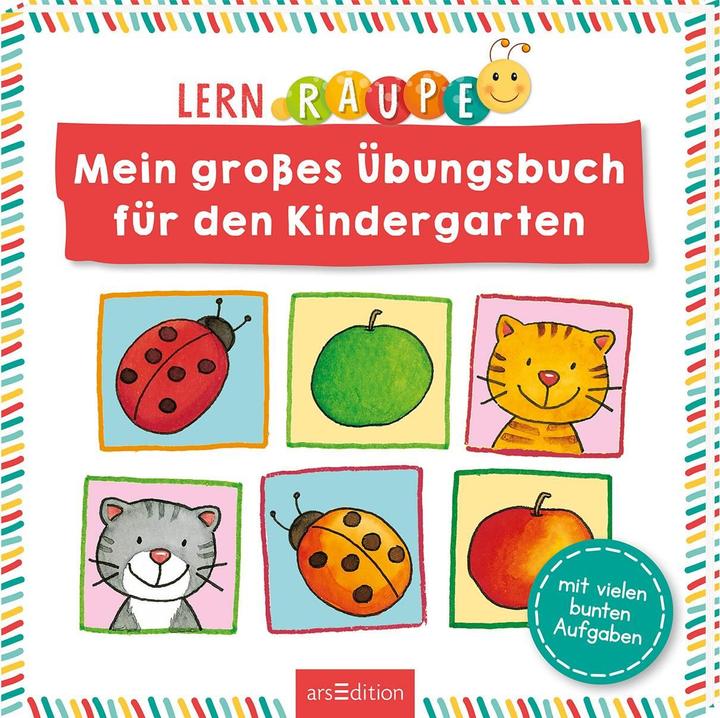 Actual product image Lernraupe - Mein grosses Übungsbuch für den Kindergarten (German, Angela Wiesner, Corina Beurenmeister, 2021)