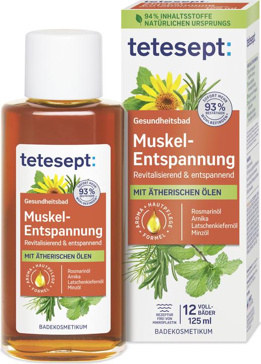 Produktbild Tetesept Gesundheitsbad Muskel-Entspannung 125 ml (125 ml, Badeöl)