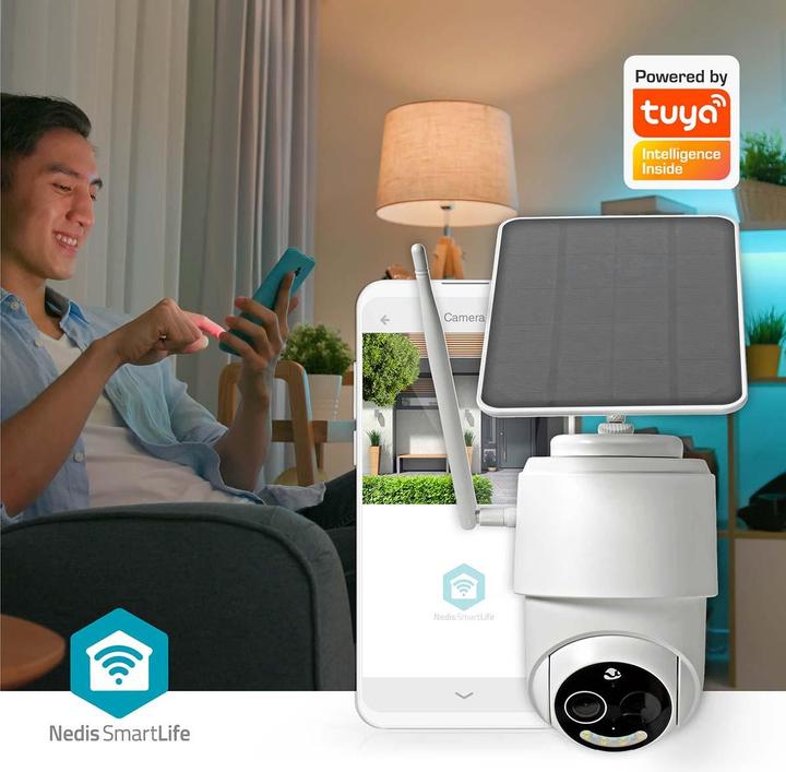Produktbild Nedis SmartLife Aussenkamera | Wi-Fi | Full HD 1080p | Pan tilt | IP65 | Max. Batterie-Lebensdauer: 5 (1920 x 1080 Pixels)