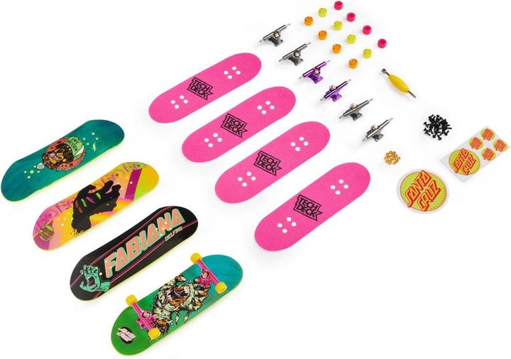 Actual product image Tech DECK Skateboards, 4 pcs. (German, French, Italian, English)